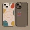 Smiling iphone 15 case 14pro Transparent 13 Niche 11 High-end xr All-inclusive xsmax Soft case Application Scenario